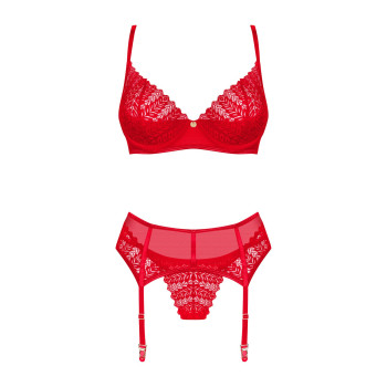 Комплект Obsessive Ingridia 3-pcs set XL/2XL