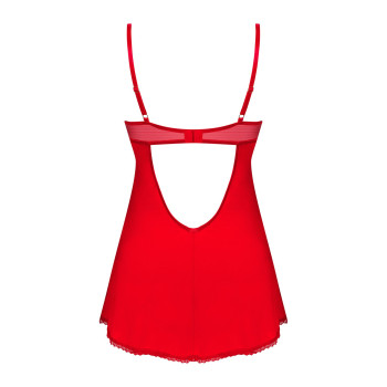 Пеньюар Obsessive Ingridia chemise & thong XS/S