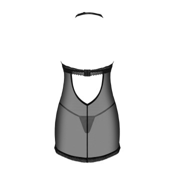 Пеньюар Obsessive Medilla chemise & thong XL/2XL