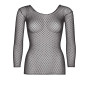 Топ Leg Avenue Long Sleeves T-Shirts Black One Size