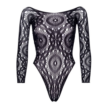 Боди Leg Avenue Snap crotch thong back teddy Black M/L