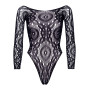 Боди Leg Avenue Snap crotch thong back teddy Black M/L