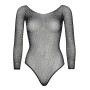 Боді Leg Avenue Crystalized fishnet bodysuit Black One Size
