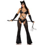 Еротичний костюм кішечки-пані Leg Avenue Mistress Kitty XS