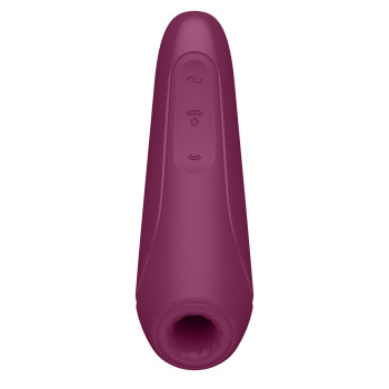 Вакуумний кліторальний стимулятор Satisfyer Curvy 1+ Rose Red з керуванням через інтернет