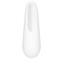 Вакуумный клиторальный стимулятор Satisfyer Curvy 1+ White с управлением через интернет