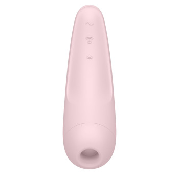 Вакуумний кліторальний стимулятор Satisfyer Curvy 2+ Pink з керуванням через інтернет