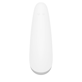 Вакуумний кліторальний стимулятор Satisfyer Curvy 2+ White з керуванням через інтернет