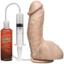 Кончающий фаллоимитатор Doc Johnson The Amazing Squirting Realistic Cock, ПВХ, диаметр 5,1см