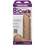 Фаллоимитатор Doc Johnson Vac-U-Lock - 8 Inch ULTRASKYN Cock White, диаметр 5,1см