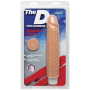 Фаллоимитатор Doc Johnson The D: Shakin D 9 Inch Vibro ULTRASKYN, диаметр 3,8см, плавная регулировка