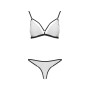 Комплект белья ORIHIME SET white S/M - Passion: стрэпы: лиф и трусики