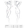 Комплект белья GIANA BIKINI black S/M - Passion: полупрозрачные лиф и трусики с бантиками
