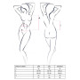 Распродажа!!! Корсет с пажами GRACIA CORSET black S/M - Passion, трусики, полупрозрачный