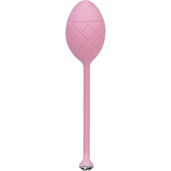 Розкішні вагінальні кульки PILLOW TALK - Frisky Pink з кристалом, діаметр 3,2 см, вага 49-75гр