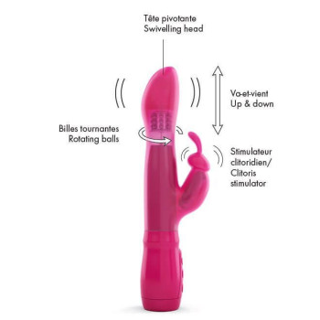 Вібратор Dorcel Furious Rabbit зі зворотно-поступальними рухами голівки