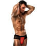 Розпродаж!!! Чоловічі трусики з червоним гульфіком Passion 007 THONG red S/M