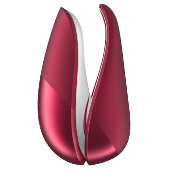 Вакуумний кліторальний стимулятор Womanizer Liberty Red, магнітна кришка, 2 насадки