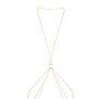 Цепочка для тела Bijoux Indiscrets Magnifique 8 Body Chain - Gold, украшение для тела