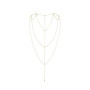 Цепочка для спины Bijoux Indiscrets Magnifique Back and Cleavage Chain - Gold, украшение для тела