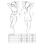 Розпродаж!!! Корсет з пажами HELLEN CORSET black XXL/XXXL - Passion, трусики, напівпрозорий