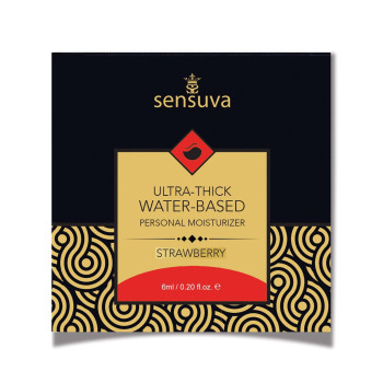 Пробник Sensuva - Ultra–Thick Water-Based Strawberry (6 мл)
