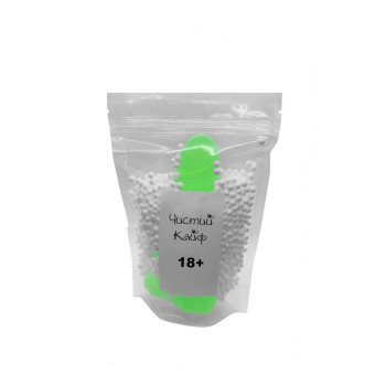 Крафтовое мыло-член с присоской Чистый Кайф Green size M, натуральное