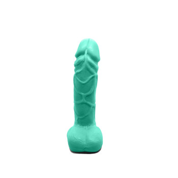 Крафтовое мыло-член с присоской Чистый Кайф Turquoise size M, натуральное