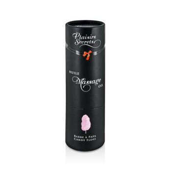 Масажна олія Plaisirs secrets Candy Floss (59 мл) з афродизіаками, їстівна, подарункове паковання