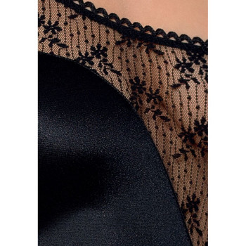 Распродажа!!! Боди-монокини с глубоким декольте PETRA BODY black L/XL — Passion Exclusive