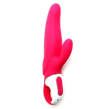 Потужний вібратор-кролик Satisfyer Vibes Mr. Rabbit, два мотори, літій силікон, 12 режимів роботи
