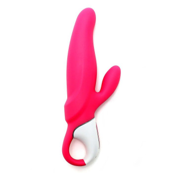 Потужний вібратор-кролик Satisfyer Vibes Mr. Rabbit, два мотори, літій силікон, 12 режимів роботи