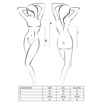 Распродажа!!! Боди LORAINE BODY red L/XL - Passion Exclusive