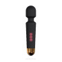 Мини-вибромассажер Dorcel Wand Wanderful Black мощный, водонепроницаемый, 18 режимов работы