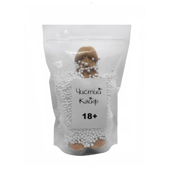 Крафтовое мыло-член с присоской Чистый Кайф Brown size XL, натуральное