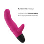 Вибратор рельефный Adrien Lastic Cyclone Magenta со стимуляцией точки G, два мотора