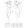 Сорочка бебі-дол BERYL CHEMISE L/XL - Passion, трусики, напівпрозора, стрічка під груди