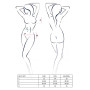 Комплект білизни KELLY SET black XXL/XXXL - Passion: ліф, трусики, пояс для панчох