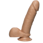 Фаллоимитатор Doc Johnson The D - Perfect D - 7 Inch With Balls - FIRMSKYN, диаметр 4,5см