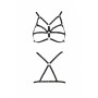 Бюстгальтер-стрепи ARMANDA BRA black L/XL - Passion Exclusive