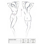 Полупрозрачный корсет Passion Exclusive Mirajane Corset XXL/XXXL, черный
