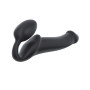 Безремневой страпон Strap-On-Me Black L, полностью регулируемый, диаметр 3,7см