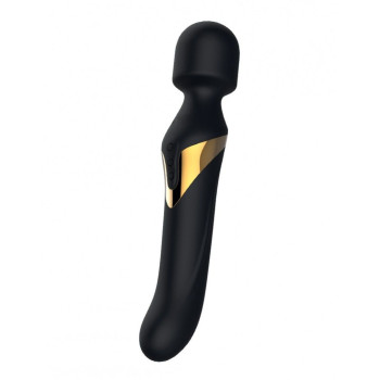 Вибромассажер 2в1 Dorcel Dual Orgasms Gold классический массажер и вибратор с жемчужным массажем