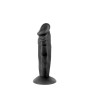 Фаллоимитатор с присоской Real Body - Real Zack Black, TPE, диаметр 3,7см
