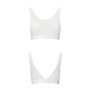 Топ с прозрачной вставкой Passion PS002 TOP white, size L