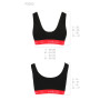 Спортивний топ на широких бретелях Passion PS003 TOP black, size XL