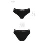 Трусики-слипы из хлопка с эластаном Passion PS004 PANTIES black, size S