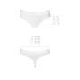 Трусики-бразиліана з бавовни Passion PS005 PANTIES white, size S