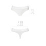 Трусики-бразилиана из хлопка Passion PS005 PANTIES white, size XL