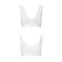 Спортивний топ з еластичної бавовни Passion PS005 TOP white, size L